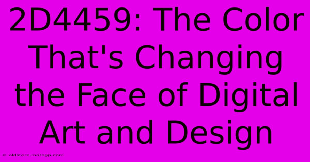 2D4459: The Color That's Changing The Face Of Digital Art And Design