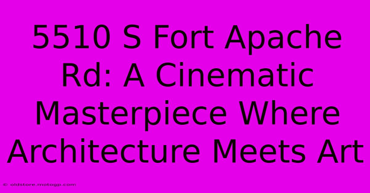 5510 S Fort Apache Rd: A Cinematic Masterpiece Where Architecture Meets Art