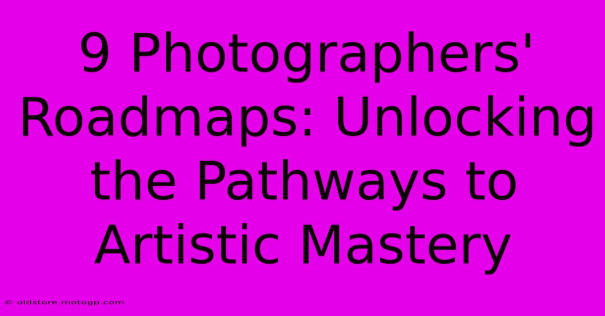 9 Photographers' Roadmaps: Unlocking The Pathways To Artistic Mastery