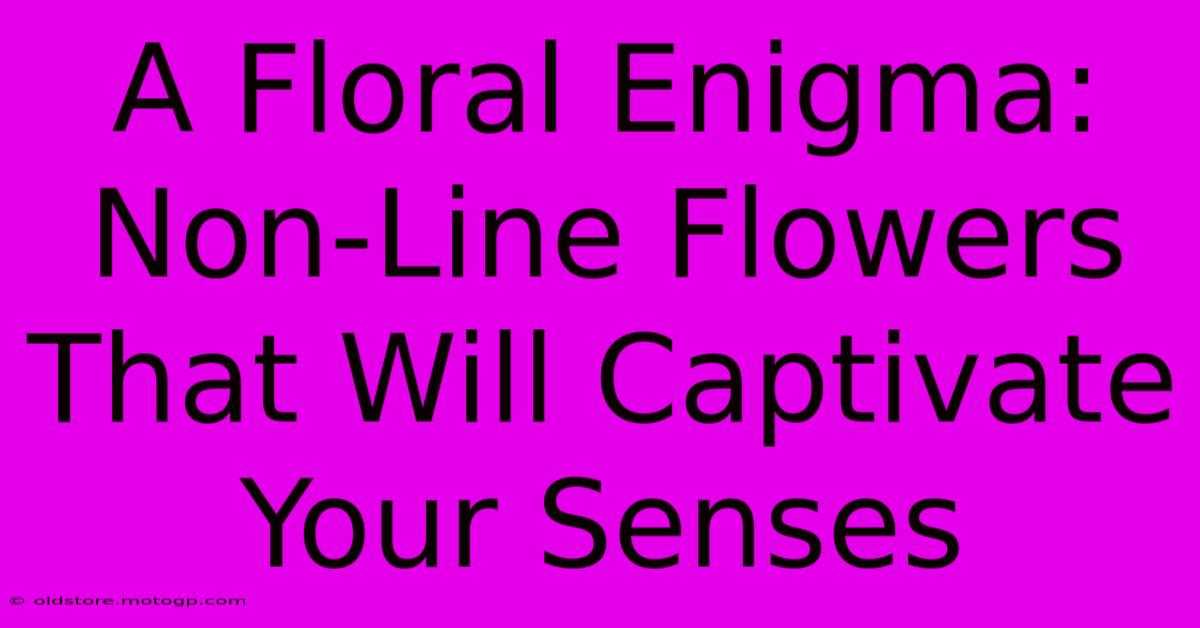 A Floral Enigma: Non-Line Flowers That Will Captivate Your Senses