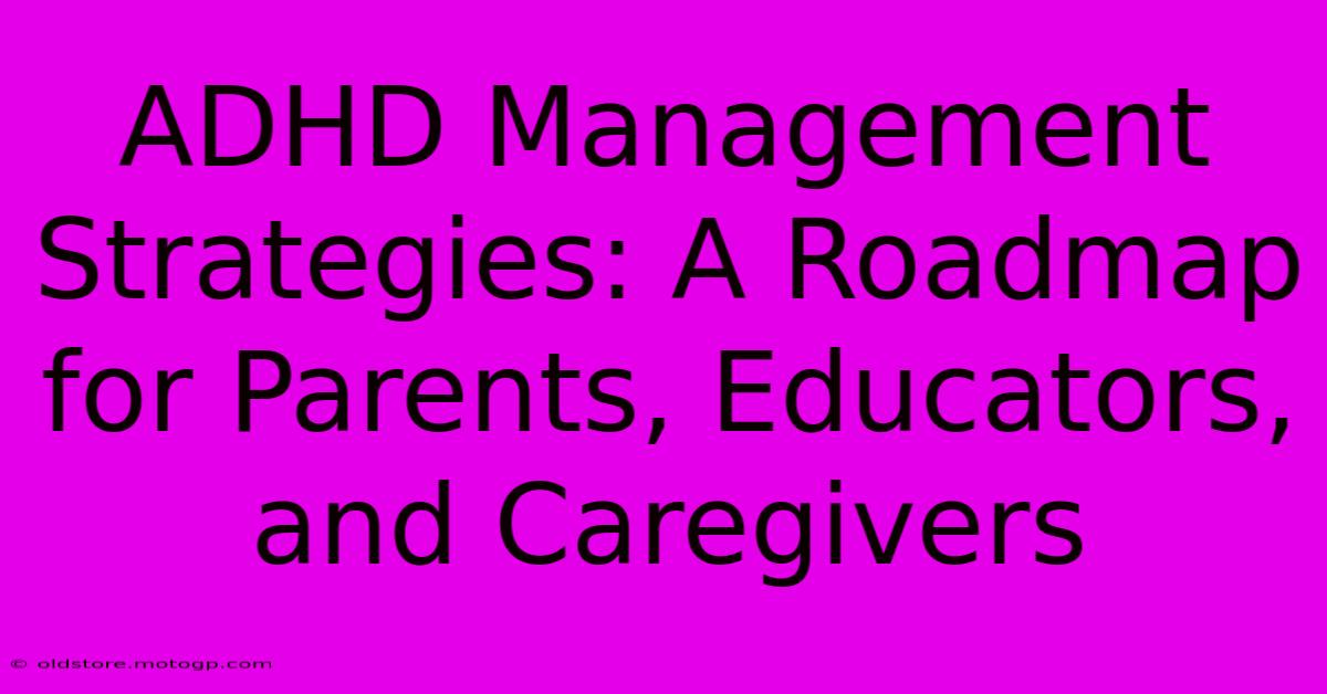 ADHD Management Strategies: A Roadmap For Parents, Educators, And Caregivers