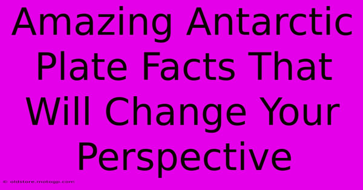 Amazing Antarctic Plate Facts That Will Change Your Perspective