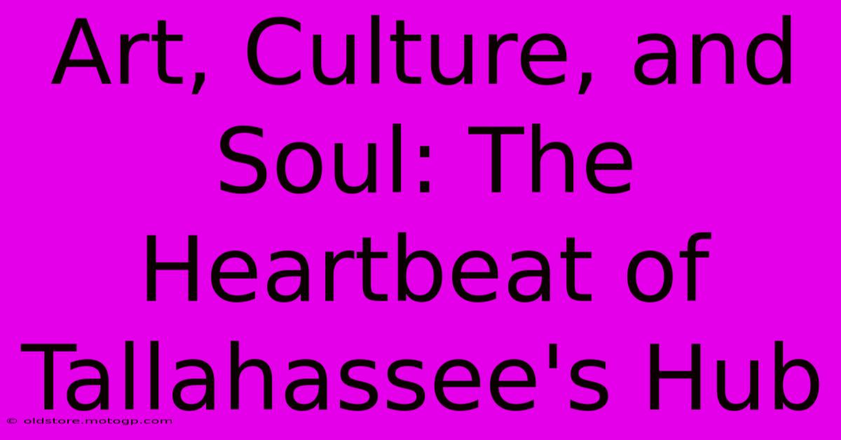 Art, Culture, And Soul: The Heartbeat Of Tallahassee's Hub