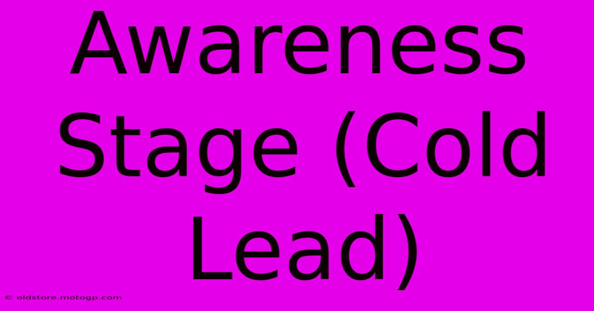 Awareness Stage (Cold Lead)