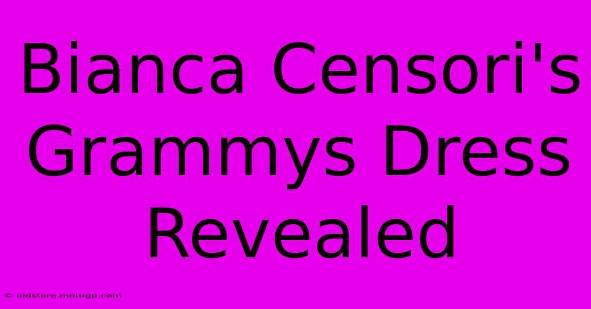 Bianca Censori's Grammys Dress Revealed