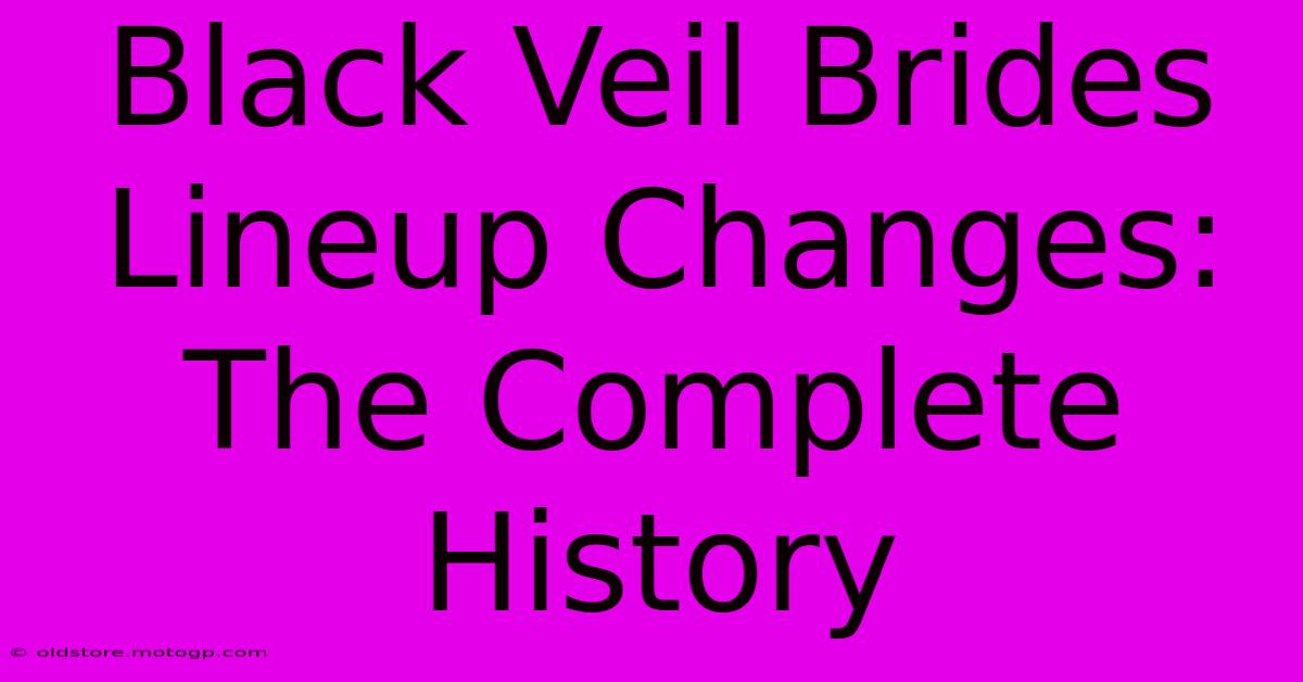 Black Veil Brides Lineup Changes: The Complete History