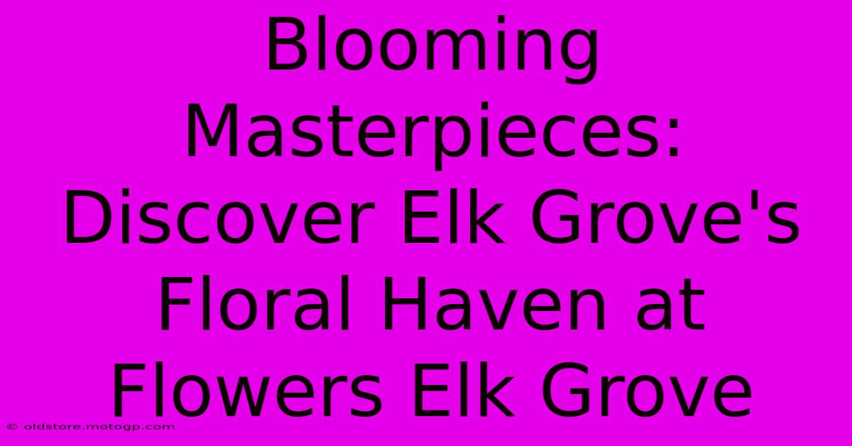 Blooming Masterpieces: Discover Elk Grove's Floral Haven At Flowers Elk Grove