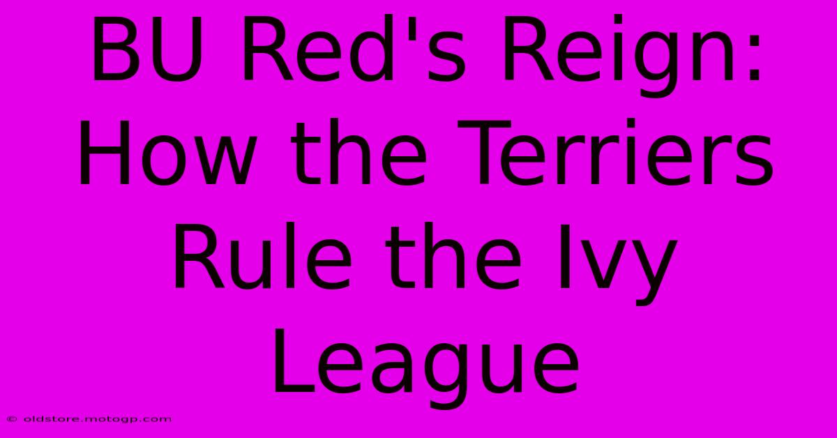 BU Red's Reign: How The Terriers Rule The Ivy League