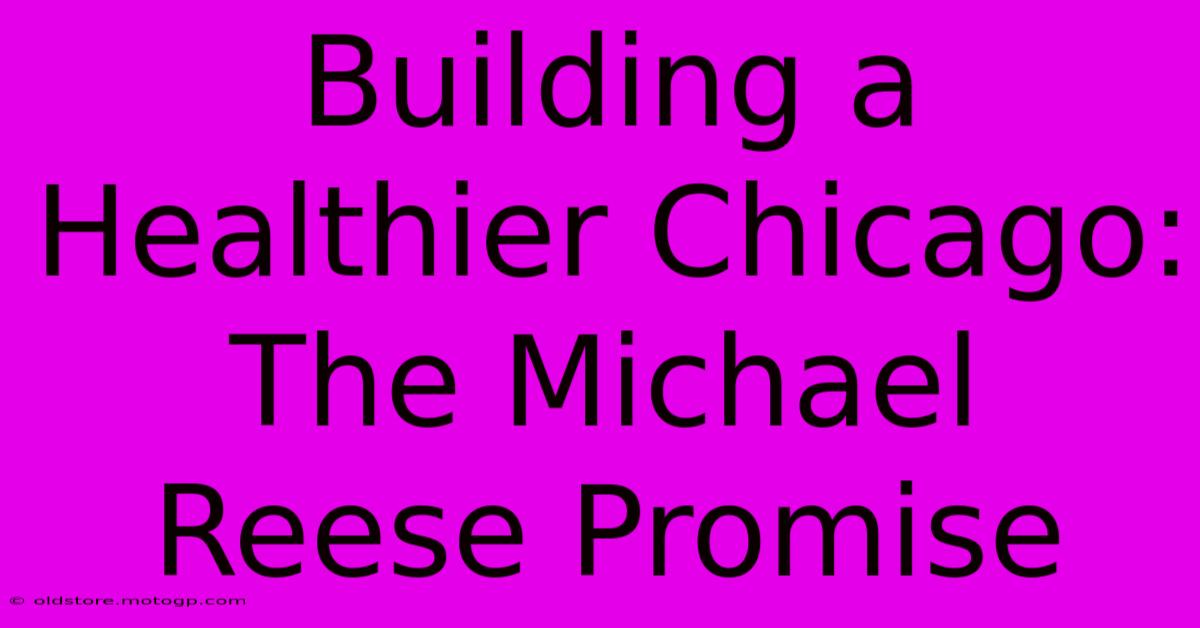 Building A Healthier Chicago: The Michael Reese Promise