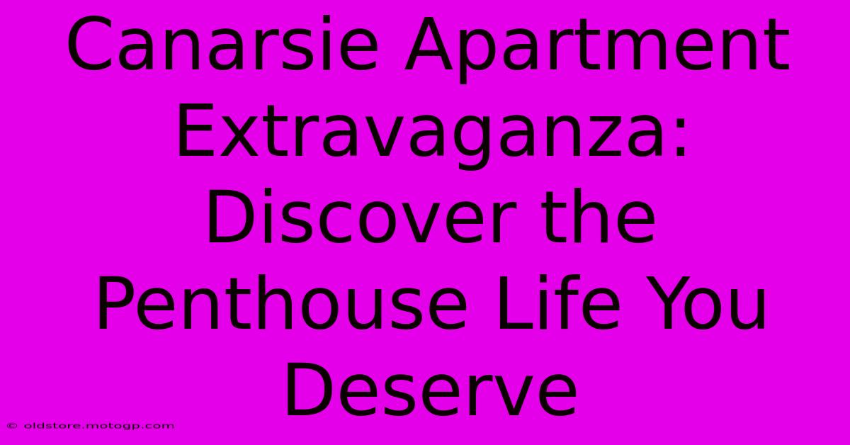 Canarsie Apartment Extravaganza: Discover The Penthouse Life You Deserve