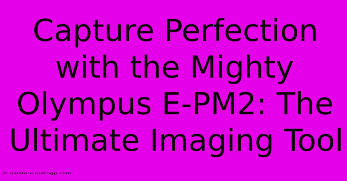 Capture Perfection With The Mighty Olympus E-PM2: The Ultimate Imaging Tool