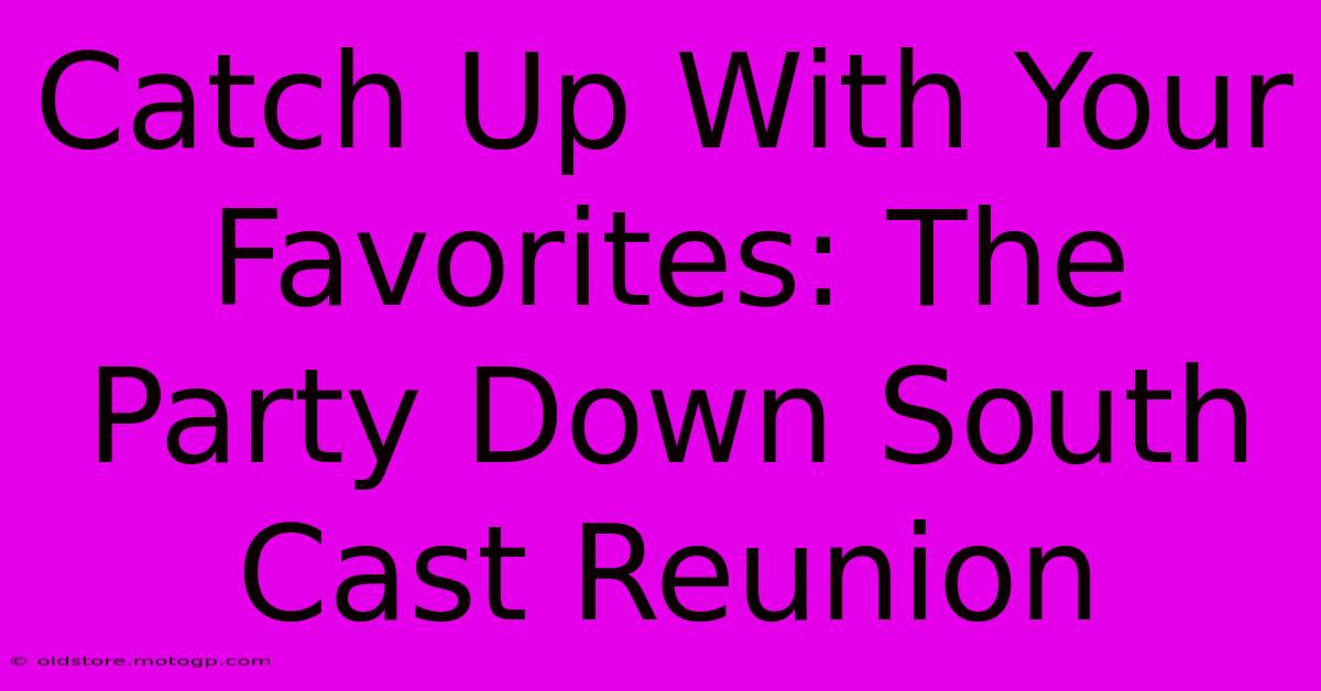 Catch Up With Your Favorites: The Party Down South Cast Reunion