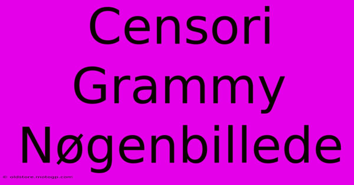 Censori Grammy Nøgenbillede