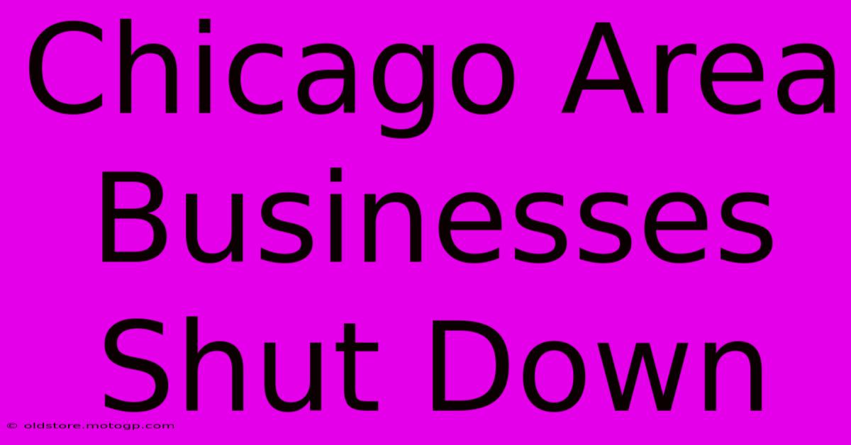 Chicago Area Businesses Shut Down