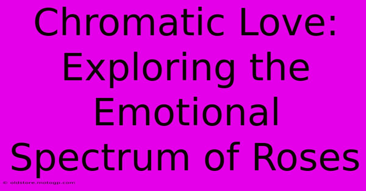 Chromatic Love: Exploring The Emotional Spectrum Of Roses