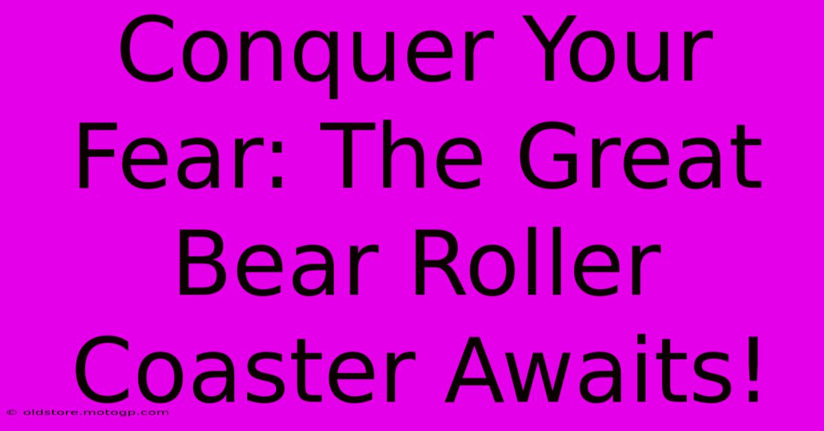 Conquer Your Fear: The Great Bear Roller Coaster Awaits!