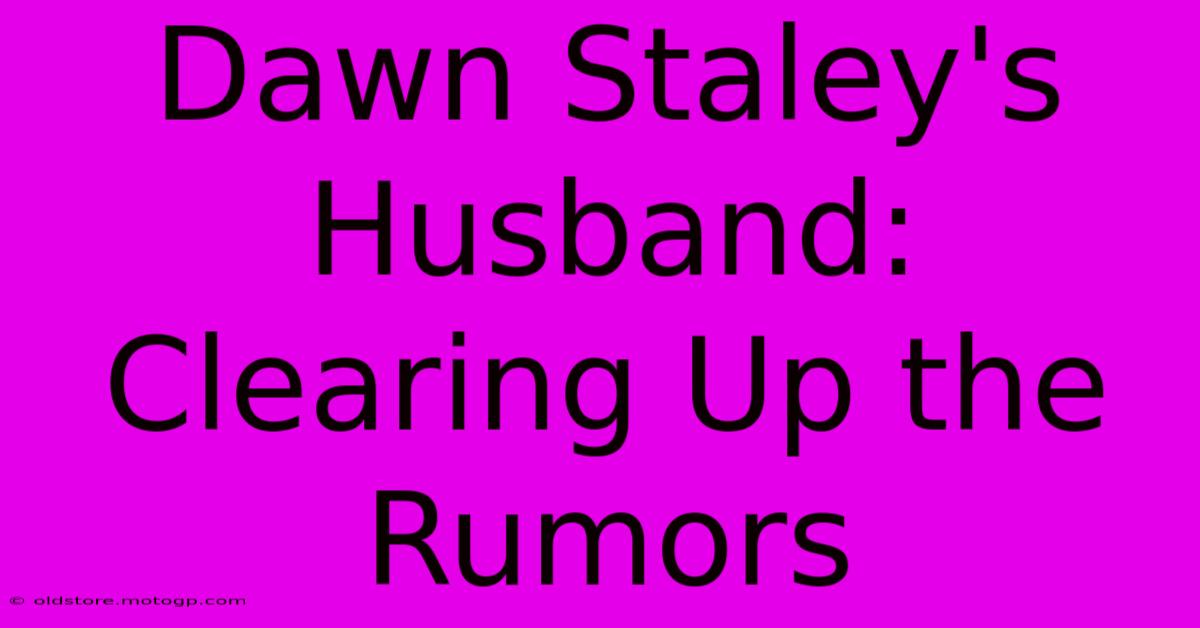 Dawn Staley's Husband: Clearing Up The Rumors