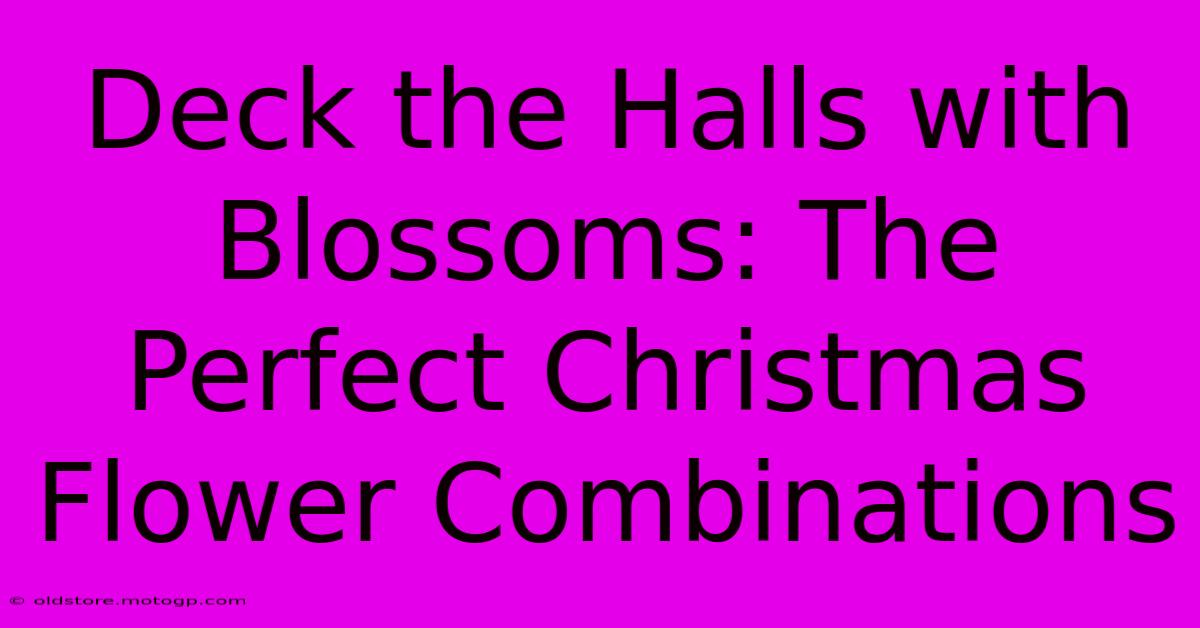 Deck The Halls With Blossoms: The Perfect Christmas Flower Combinations