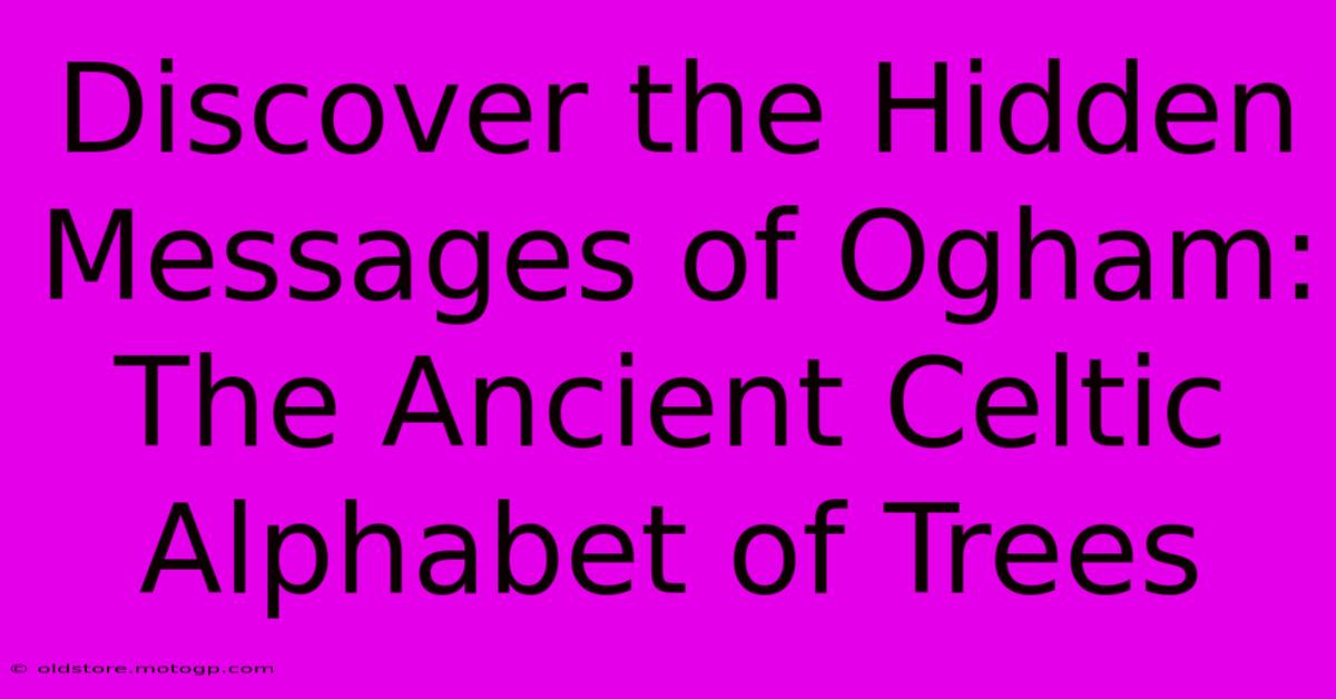 Discover The Hidden Messages Of Ogham: The Ancient Celtic Alphabet Of Trees