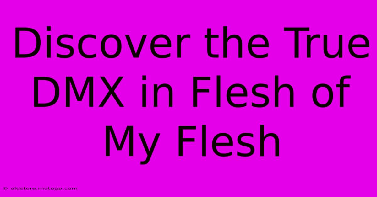 Discover The True DMX In Flesh Of My Flesh