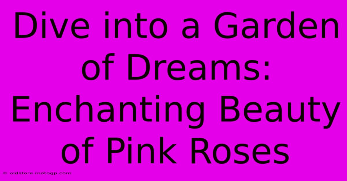 Dive Into A Garden Of Dreams: Enchanting Beauty Of Pink Roses