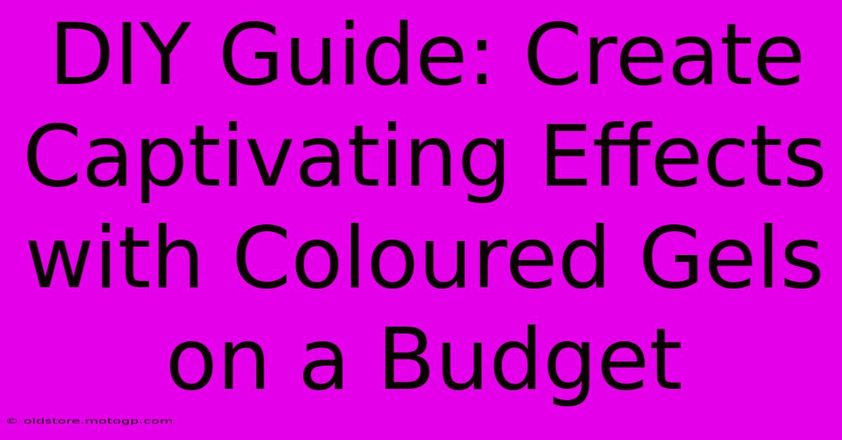 DIY Guide: Create Captivating Effects With Coloured Gels On A Budget