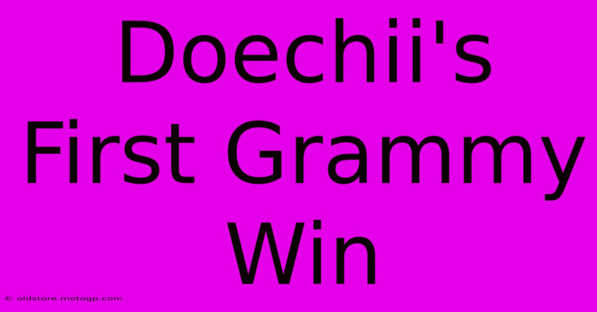 Doechii's First Grammy Win