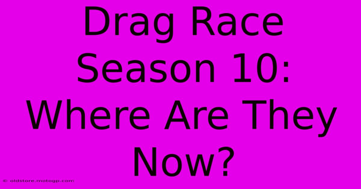 Drag Race Season 10: Where Are They Now?