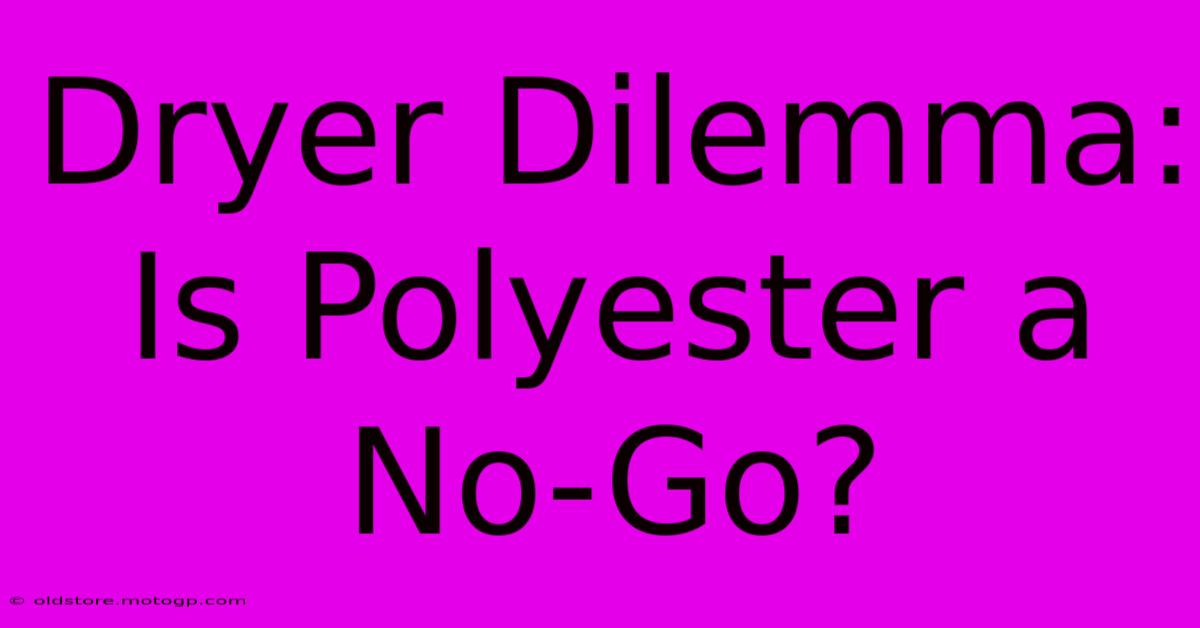 Dryer Dilemma: Is Polyester A No-Go?