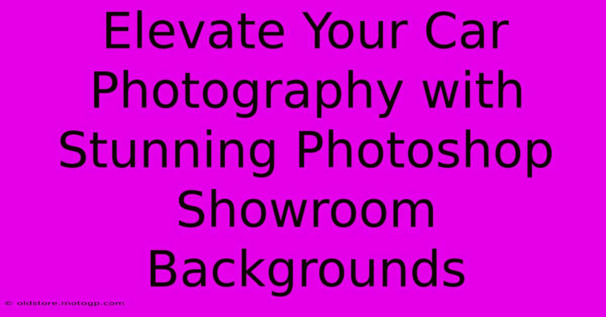 Elevate Your Car Photography With Stunning Photoshop Showroom Backgrounds