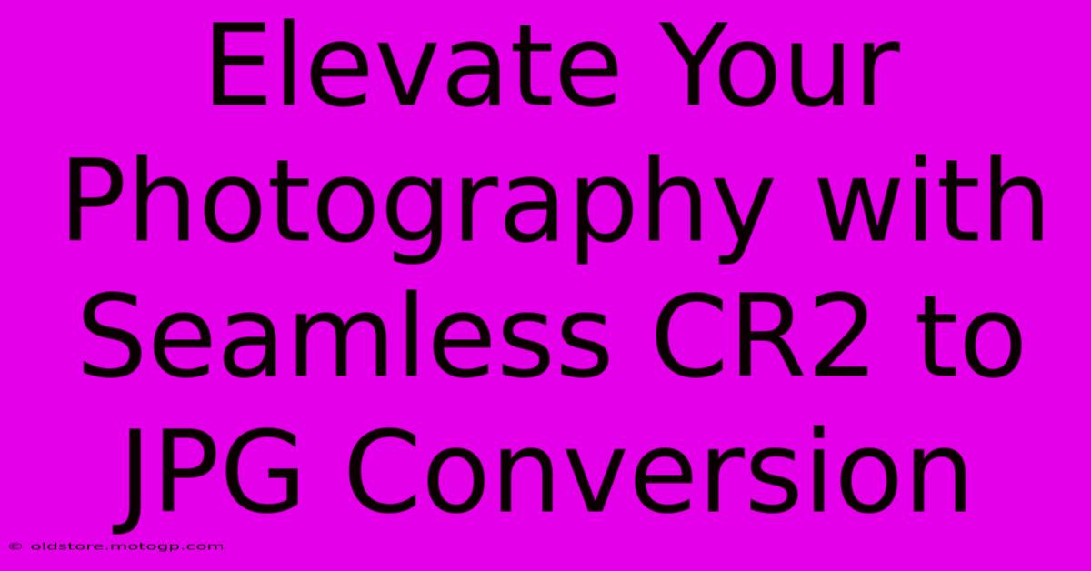 Elevate Your Photography With Seamless CR2 To JPG Conversion