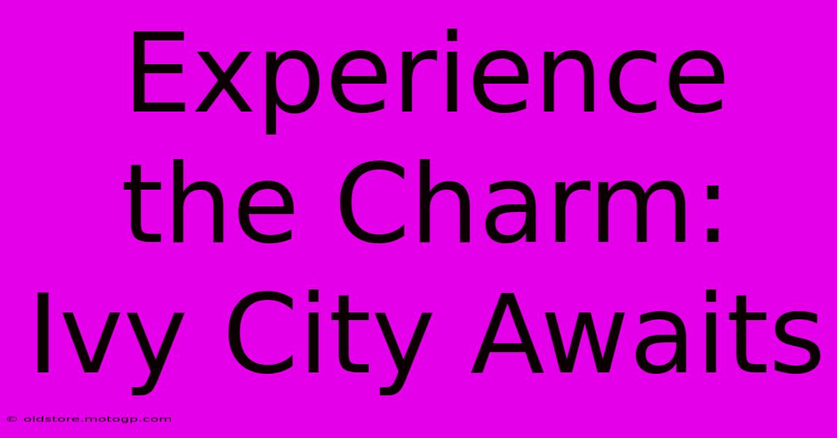 Experience The Charm: Ivy City Awaits