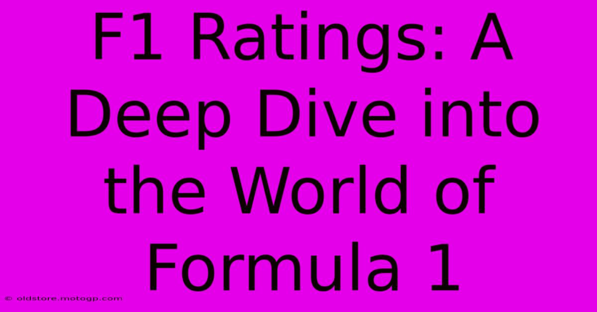 F1 Ratings: A Deep Dive Into The World Of Formula 1