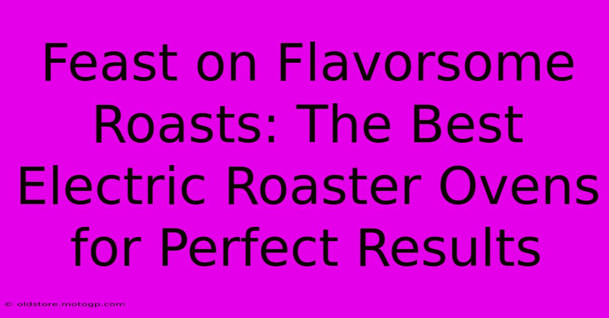 Feast On Flavorsome Roasts: The Best Electric Roaster Ovens For Perfect Results