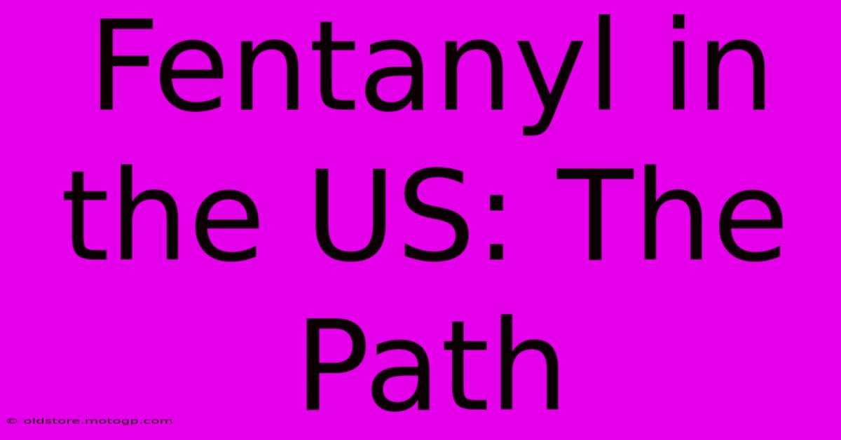 Fentanyl In The US: The Path