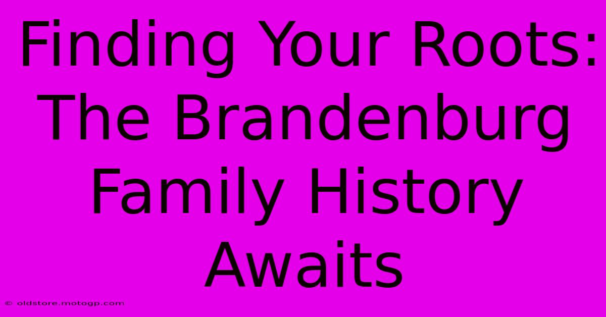 Finding Your Roots: The Brandenburg Family History Awaits