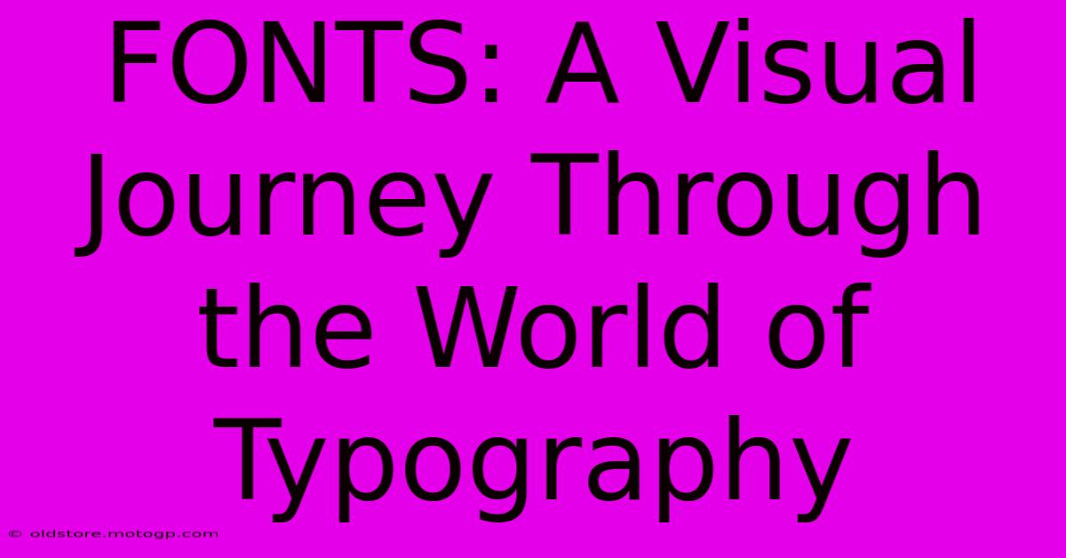 FONTS: A Visual Journey Through The World Of Typography