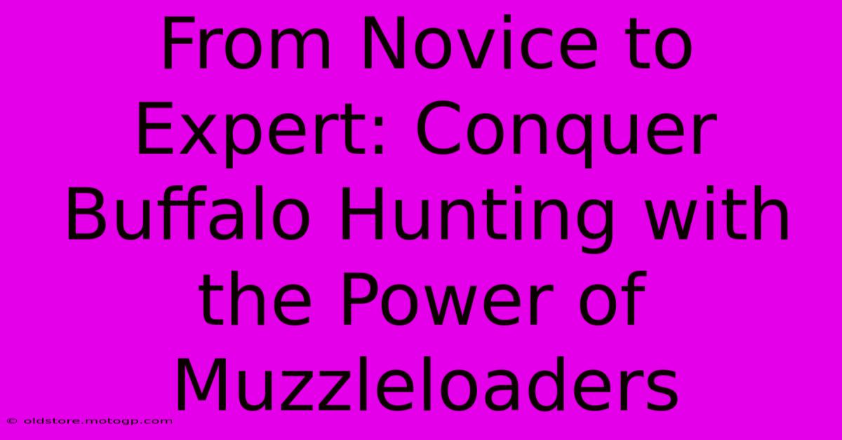 From Novice To Expert: Conquer Buffalo Hunting With The Power Of Muzzleloaders