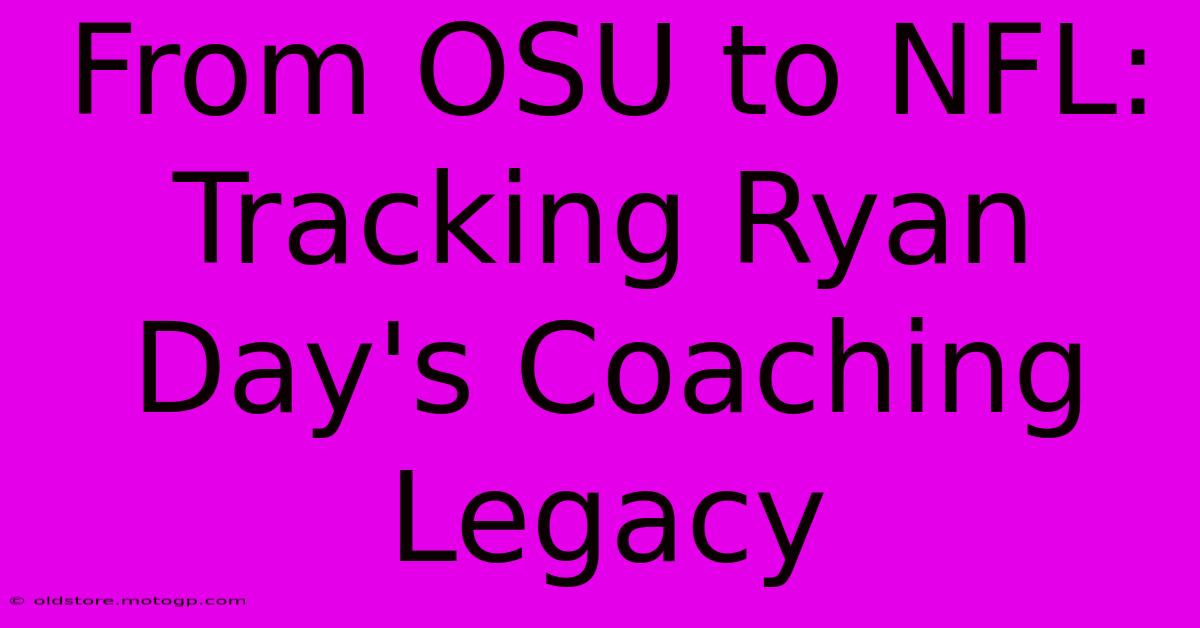 From OSU To NFL: Tracking Ryan Day's Coaching Legacy