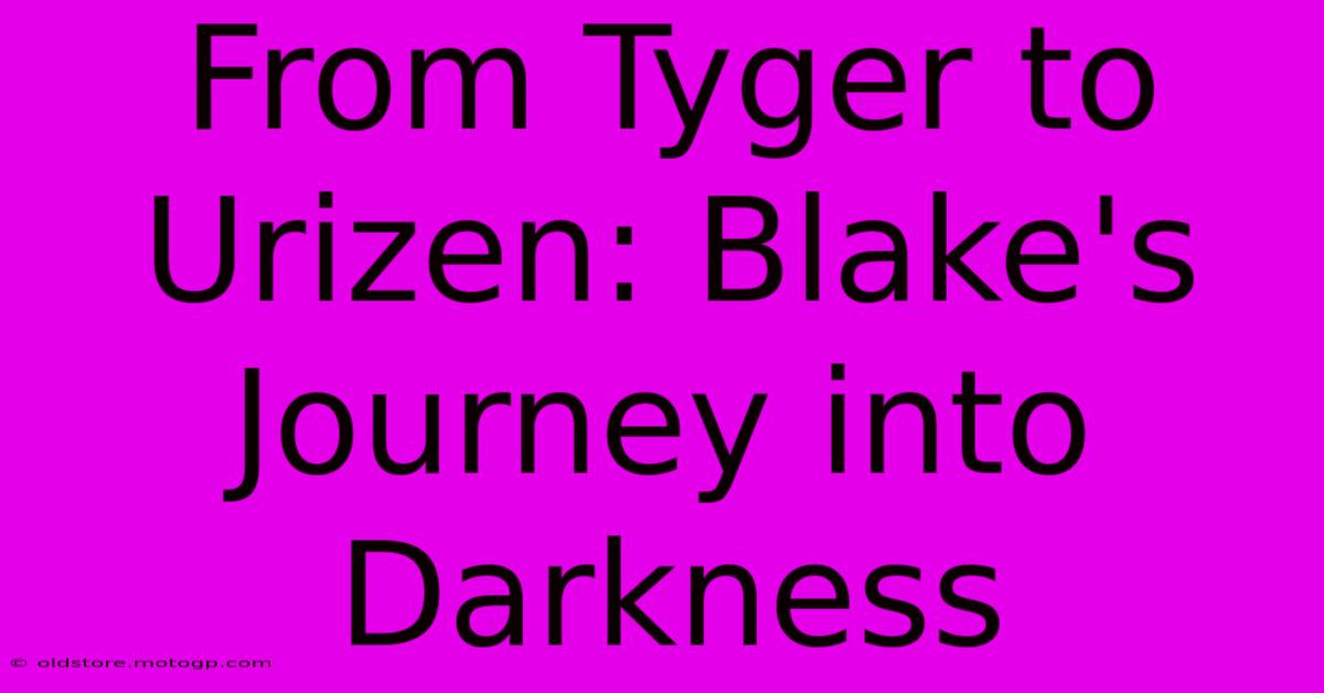 From Tyger To Urizen: Blake's Journey Into Darkness