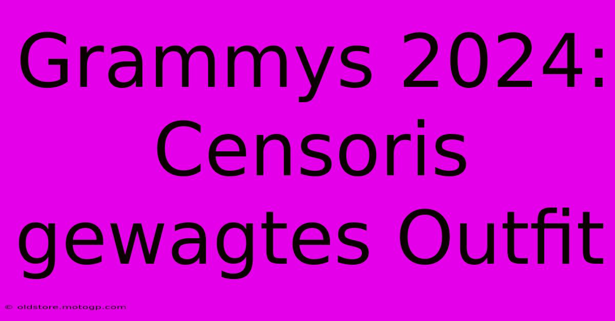 Grammys 2024: Censoris Gewagtes Outfit