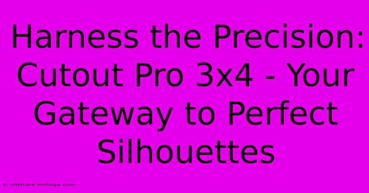 Harness The Precision: Cutout Pro 3x4 - Your Gateway To Perfect Silhouettes