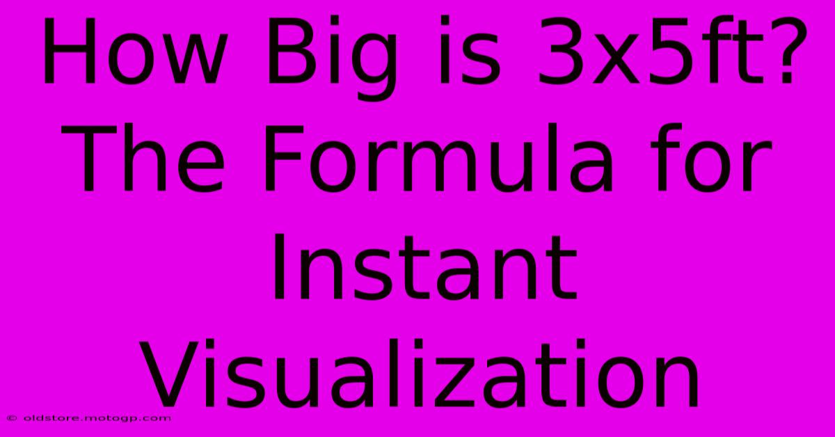 How Big Is 3x5ft? The Formula For Instant Visualization