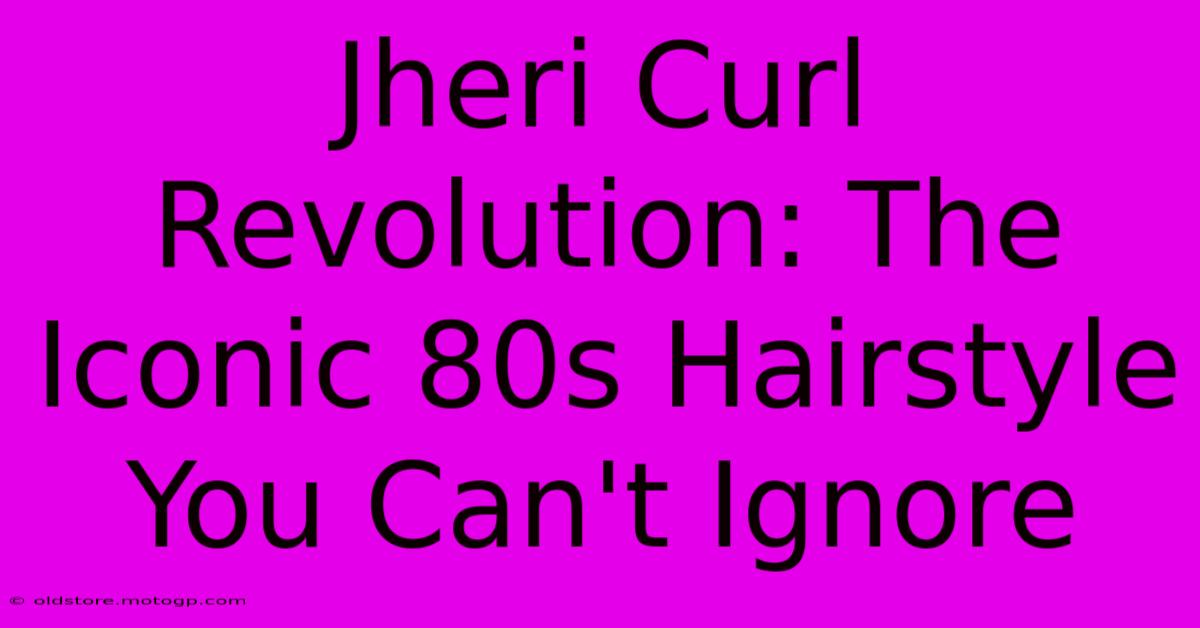 Jheri Curl Revolution: The Iconic 80s Hairstyle You Can't Ignore