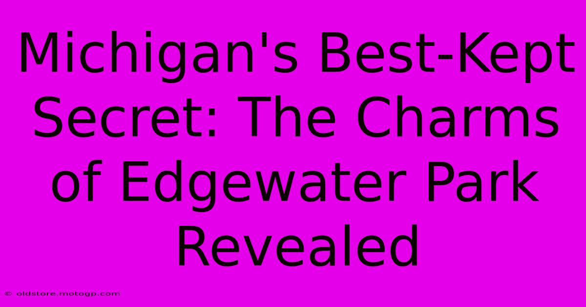 Michigan's Best-Kept Secret: The Charms Of Edgewater Park Revealed