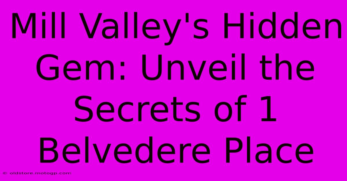 Mill Valley's Hidden Gem: Unveil The Secrets Of 1 Belvedere Place