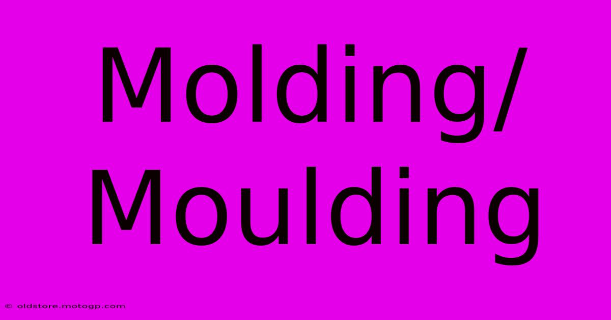 Molding/Moulding