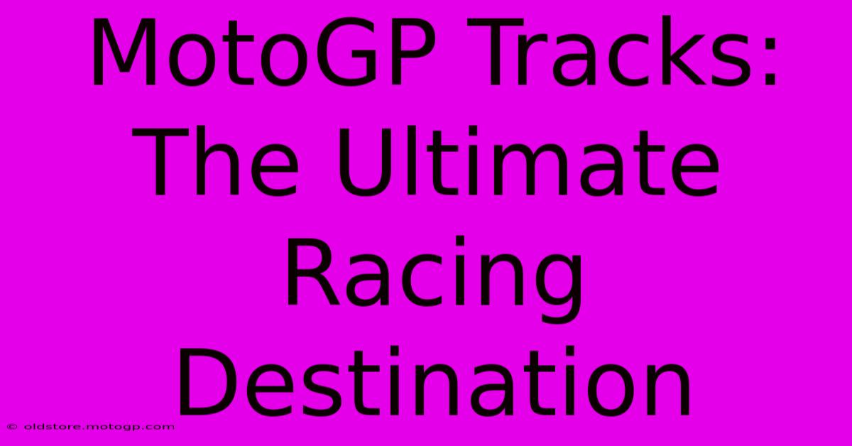 MotoGP Tracks: The Ultimate Racing Destination