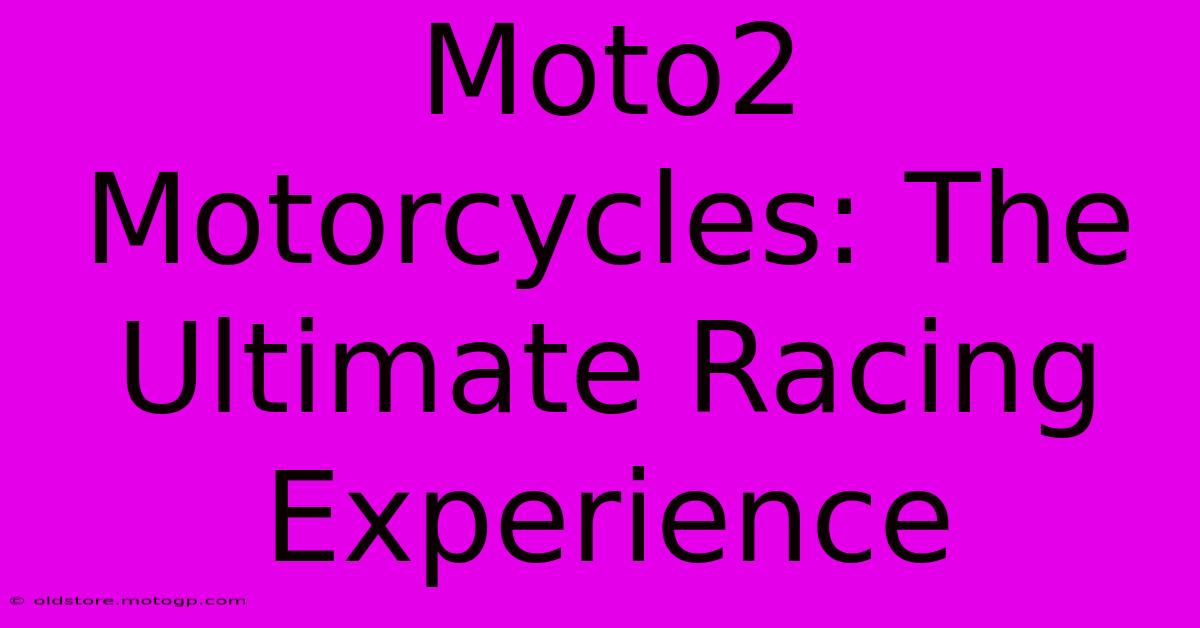 Moto2 Motorcycles: The Ultimate Racing Experience