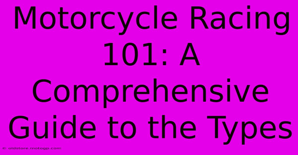 Motorcycle Racing 101: A Comprehensive Guide To The Types